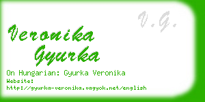 veronika gyurka business card